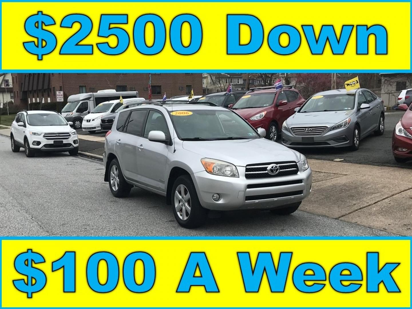 2006 Silver /Gray Toyota RAV4 Limited (JTMBD31VX66) with an 2.4 engine, Automatic transmission, located at 577 Chester Pike, Prospect Park, PA, 19076, (610) 237-1015, 39.886154, -75.302338 - Photo#0